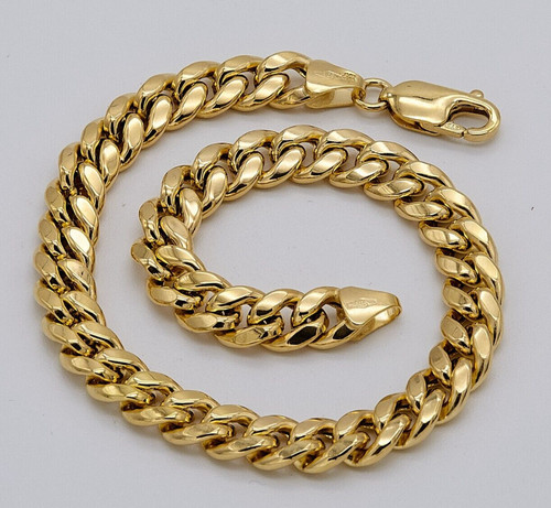 Genuine 9ct yellow gold 7mm - genuine,