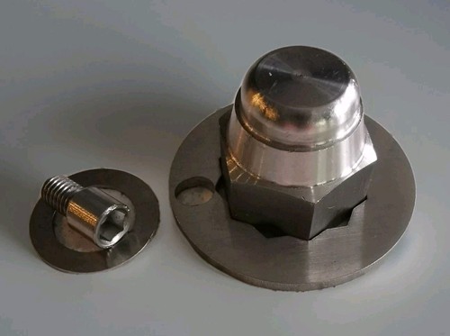 Lambretta rear hub stainless - lambretta,