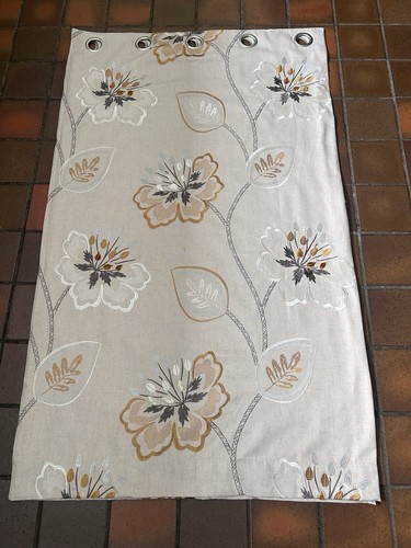 Pair dunelm curtains beige - curtains,
