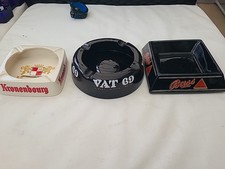 Vintage Pub Ashtrays X 3. VAT