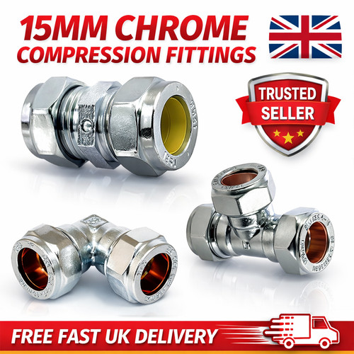 15mmm chrome compression - 15mmm,