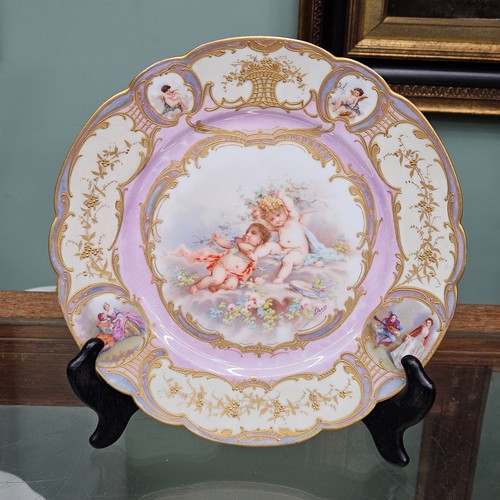 French porcelain cabinet - french, plate