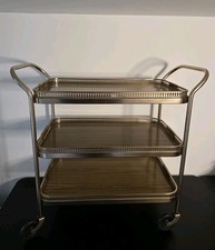 Vintage Carefree Gold Bar Cart