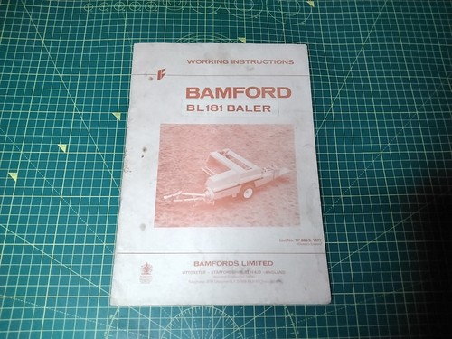 Bamford bl181 pick - bl181, pick-up
