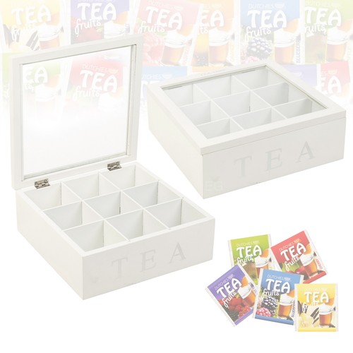 Wooden mdf tea box - wooden,