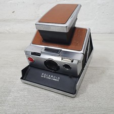 Vintage Polaroid SX-70 Land Camera  Folding camera Brown untested – G1
