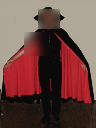 Vampire period cloak with - or,
