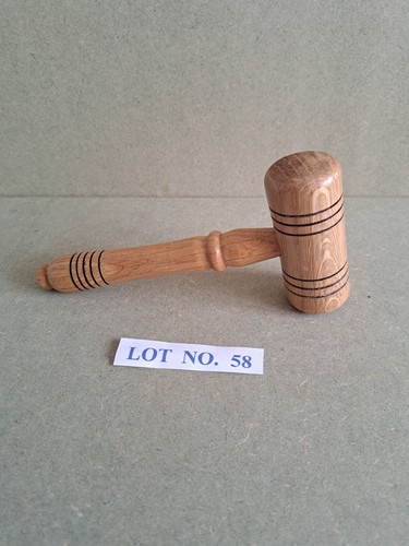 One handcrafted solid oak - one,