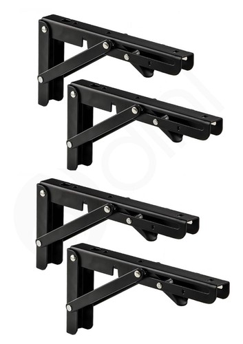Folding shelf support brackets - folding,
