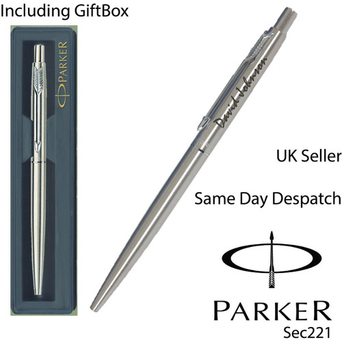 Personalised engraved parker - engraved,