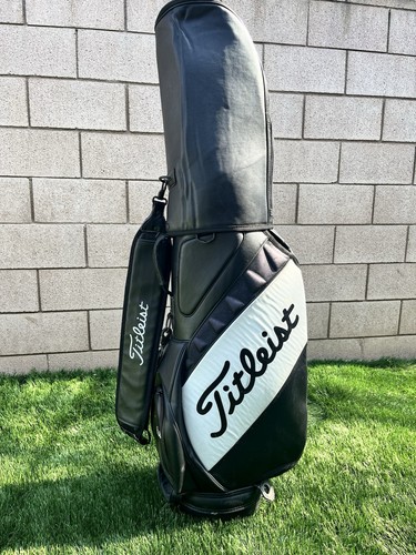 Titleist vintage leather staff - titleist,