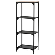 IKEA FJALLBO Black Shelving