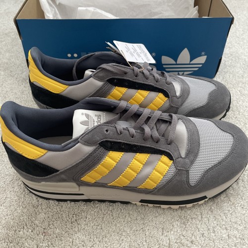 Mens grey yellow adidas 600 - adidas,