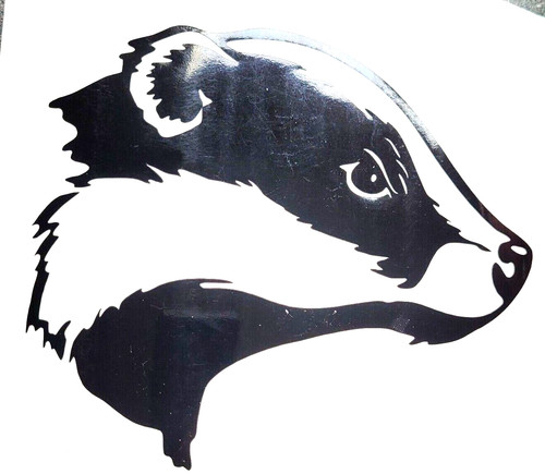 Badger wildlife decal vinyl - badger,