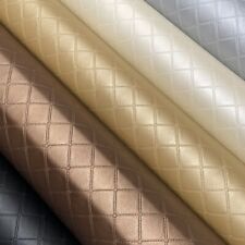 Trellis Leatherette Faux