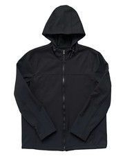 Guinness Soft Shell Fleece Lined Jacket Black Mens Large Harp Full Zip