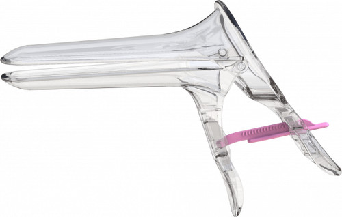 Vaginal speculum size clear - vaginal, m
