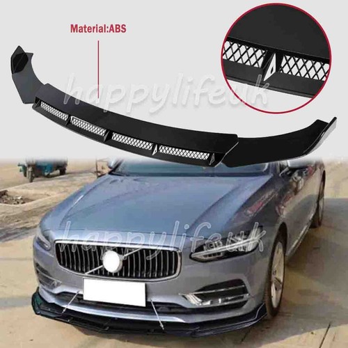 Glossy black front bumper lip - glossy,