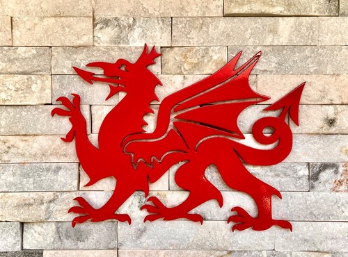 Welsh dragon wall art - wall,