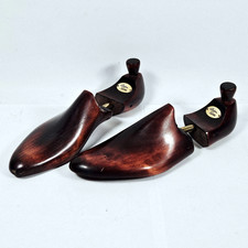 Gordon Scott Wooden Shoe Trees Mens Cedar Adjustable Shoe Shaper UK 10 Pre-loved