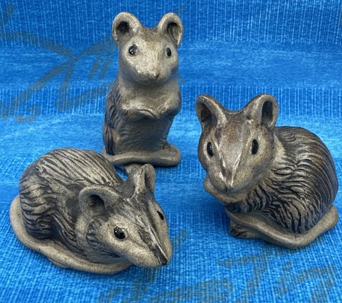 Poole pottery stoneware mice - poole,