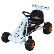 HOMCOM Kids Children Pedal Go Kart Manual Ride On Car w/ Brake Gears Steering
