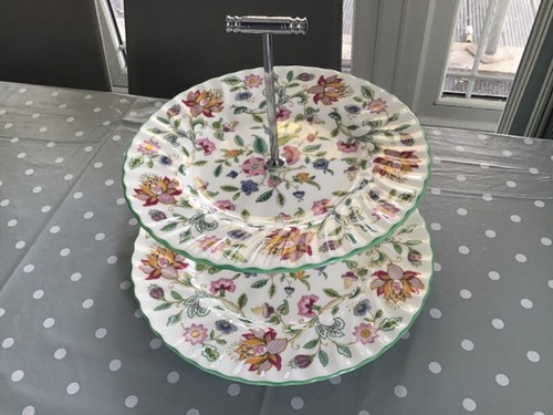 Minton haddon hall tier cake - hall,