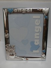 Cornice portafoto argento silver frame "I love Angel" Ardè  13x18 bambino