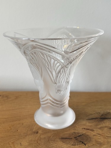 Signed lalique france frosted - lalique,