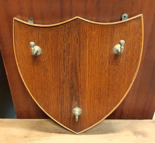 Antique oak shield back - antique, &