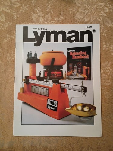 Lyman 1983 catalog reloading - catalog,