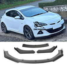 Carbon Fiber Front Bumper Lip Splitter Body Kit For Vauxhall Astra J K GTC VXR