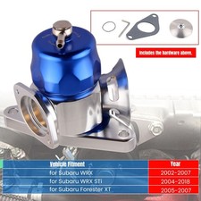 Dual Port Blow Off Dump Valve BOV for Subaru WRX STi 2004 2005 2006 2007 turbo