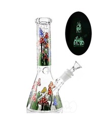10" Beaker Glass Water Pipe