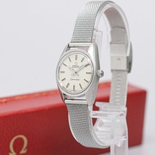 *NEAR MINT w/Case* Vintage 1969 OMEGA Seamaster Cal.671 Auto Silver 25mm Women's