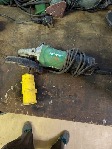 Hitachi angle grinder - angle,