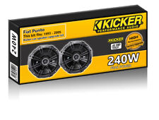 Fiat Punto Front Door Speakers Kicker 6.5" 17cm car speaker upgrade 240W