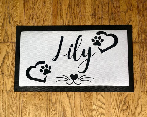Personalised pet mat cat - pet,