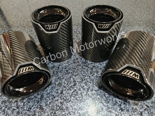 Bmw exhaust tips carbon - exhaust,