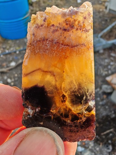 Blue john fluorite - fluorite, crystal