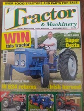 Tractor & Machinery- January