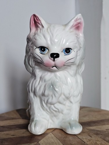 Vintage lefton white persian - vintage,