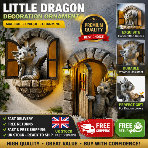 Garden dragon statue - ls,