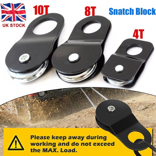 Heavy duty winch snatch block - winch,