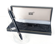 2004 MONTBLANC Starwalker Rollerball Pen Platinum Plated Trim Black Resin Serial