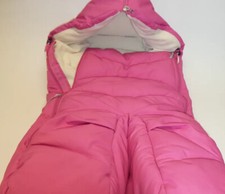 Stokke pink split leg footmuff - pink,