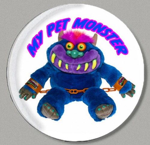 Pet monster round - pet,