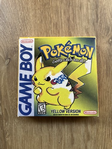 Gameboy pokémon yellow box - pokémon,