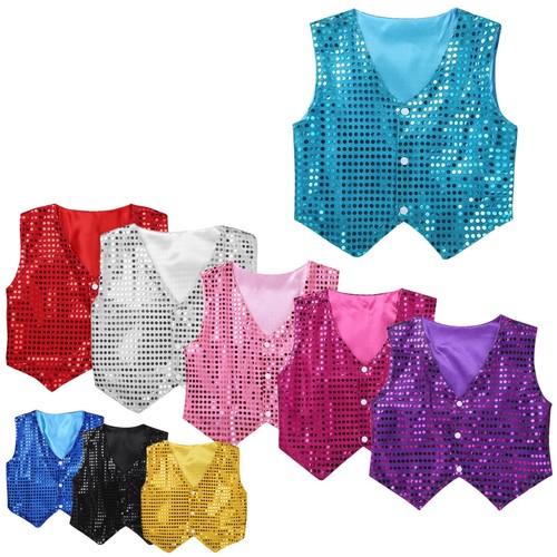 Kids boys girls dance vest - uk,