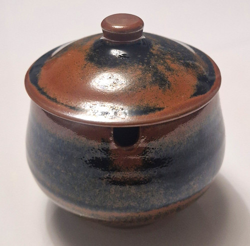 Handmade stoneware lidded - stoneware,